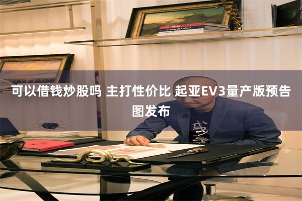 可以借钱炒股吗 主打性价比 起亚EV3量产版预告图发布